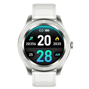 S6 1.3inch Full Touch Screen Female Health Track Heart Rate Blood Pressure Monitor Sport Smart Watch SILVER COLOR