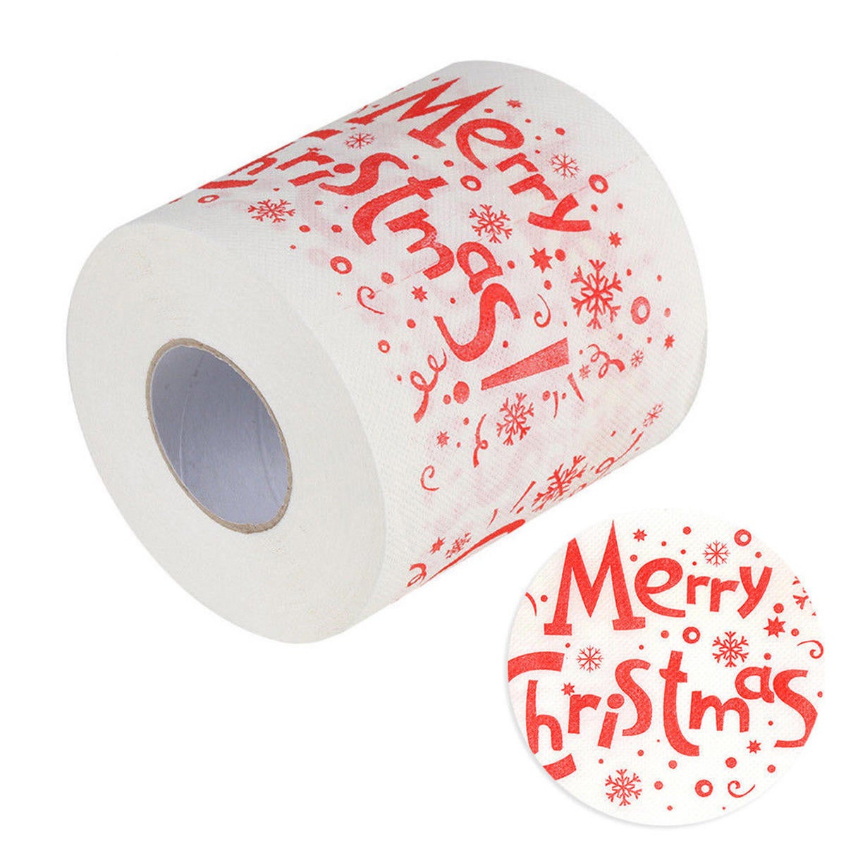 Santa Claus Printed Merry Christmas Toilet Roll Paper Tissue Table Home Decorations 05 SPECIFICATION