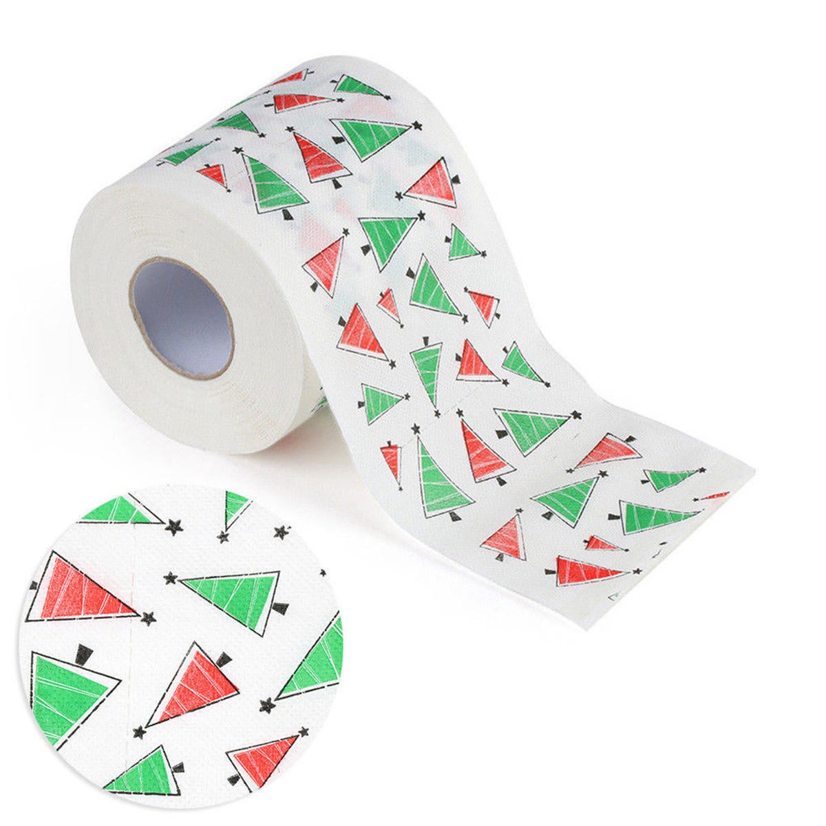 Santa Claus Printed Merry Christmas Toilet Roll Paper Tissue Table Home Decorations 07 SPECIFICATION