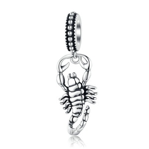 Scorpio Constellation Pendant Charm Silver plating Design Jewelry Fit Bracelet or Necklace