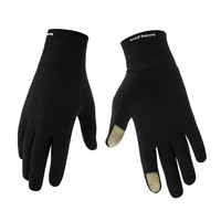 Screen Touch Gloves Elastic Lycra Warm Anti-slip Anti-sweat Electronic Sports Outdoor Motorcycle Bicycle Riding Games Touch-screen Glove BLACK COLOR