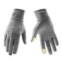 Screen Touch Gloves Elastic Lycra Warm Anti-slip Anti-sweat Electronic Sports Outdoor Motorcycle Bicycle Riding Games Touch-screen Glove GRAY COLOR