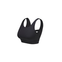 Sexy Reversible Sports Bra-Medium Impact Yoga Bra Workout Gym Running Bra - BLACK