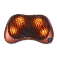 Shiatsu Back and Neck Massager Kneading Massage Pillow with Heat for Shoulders Lower Back Calf Use at Home-4