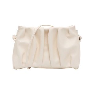 Shoulder Money Bag Classic Texture Creative Design Women Elegant Pu Leather Pleated Zipper Crossbody Handbags