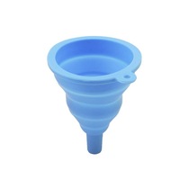 Silicone Collapsible Funnel,Flexible Foldable Kitchen Funnel for Liquid Transfer 100% Food Grade