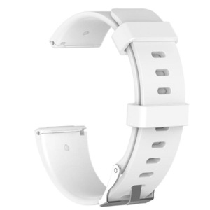 Silicone Smart Watch Replacement Strap Soft Sports Bracelet Band Belt For Fitbit Versa WHITE COLOR