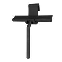Silicone Squeegee Shower with Hook Bathroom Blade Window Cleaner Black wiper with hook