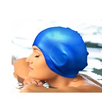 Silicone Swimming Cap with Ear Pockets