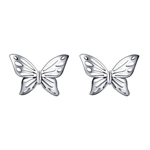 Silver plating Butterfly Dream Exquisite Stud Earrings for Women Jewelry