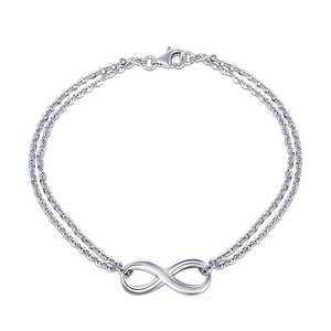 Silver plating Chain Bracelets for Women Bracelets & Bangles Jewelry Female Wedding Gift