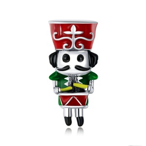 Silver plating Cute Guard of Honor Charms Beads Fit Bracelets DIY Jewelry