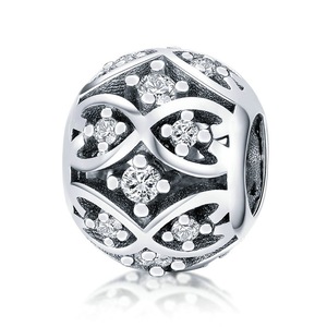 Silver plating Dazzling Beads Fit Women Bracelets & Necklaces DIY Jewelry
