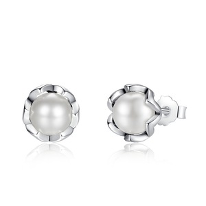 Silver plating Elegance Stud Earrings Jewelry