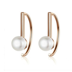 Silver plating Jewelry Earrings Big Circle Geometric Stud Earrings for Women Earings Female Jewelry
