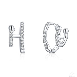 Silver plating Shining Butterflies Stud Earrings for Women Jewelry Jewelry