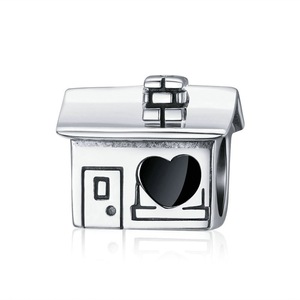 Silver plating Sweet Home Charms Beads Fit DIY Bracelets Family Gift Beads Jewelry