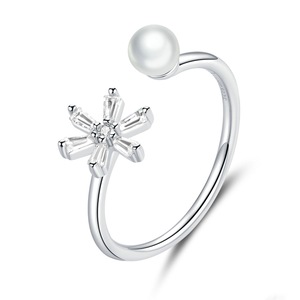 Silver plating Tree Branch Finger Rings for Women Gift Jewelry