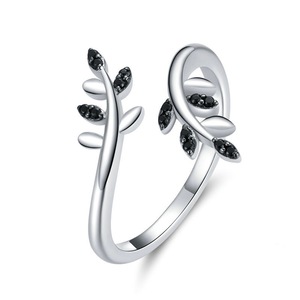 Silver plating Tree Branch Finger Rings for Women Gift Jewelry