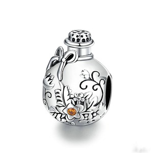 Silver plating Wishing Bottle Charm for DIY Jewelry Women Girls Gift