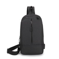 Simple Fashion Casual Large Capacity Waterproof USB Chargering Student Laptop Bag