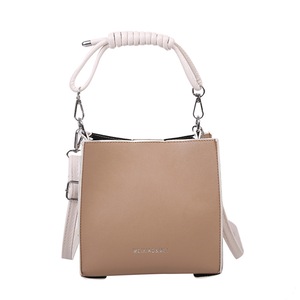 Simple Hit Color Crossbody Bag Women PU Leather Telephone Line Shoulder Handbag Fashion Exquisite Shopping Bag