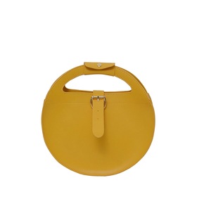 Simple PU Leather Totes Bag Women Classic Creative Delicate Design Chic Round Circle Mini Portable Travel Handbags