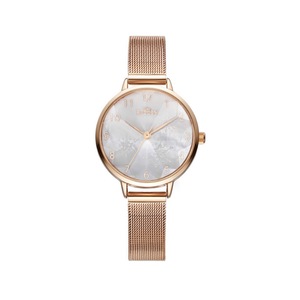 Simple Quartz Watch Mitsubishi Mirror Waterproof Watch Fashion Trend Fashion Watch for Women-Gold