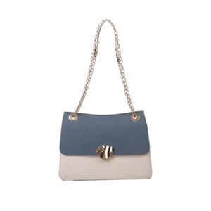 Simply Crossbody Bags PU Leather Hit Colour Shoulder Shell Hasp Bag Lady Chain Travel Small Handbags for Women