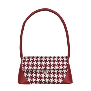Simply Crossbody Bags Retro Houndstooth Shoulder Messenger Bag Purse Autumn Small Handbag for Women