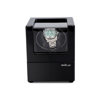 Single Watch Electric Mechanical Watch Shaker Watch Automatic Winding Watch Box Watch Storage Shake Box-Black