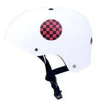 Skate Scooter Helmet Skateboard Skating Bike Crash Protective Safety Universal Cycling Helmet Exquisite Applique Style white_M