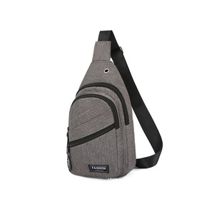 Sling Bag Shoulder Crossbody Chest Bags Lightweight Outdoor Sport Travel Backpack Daypack for Men Women-Grey