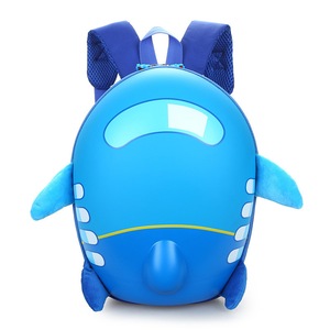 Small Aircraft Children School Bags Cartoon Eggshell Kindergarten Bag Boys Girls Baby Backpack Kids Shoulder Bag