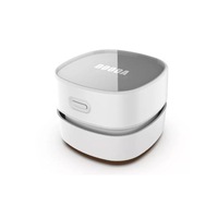 Small Hand-Held Sweeper Robot Exotic Creative Gift Desktop Vacuum Cleaner-WHITE