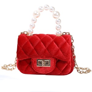 Small Purses and Handbags Women Autumn Winter Crossbody Bags for Women Small Clutch Purse Ladies Pearl Shoulder Bag