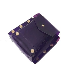 Small Square Bag Single Shoulder Bag Ladies Handbag Messenger Bag (Dark Purple)