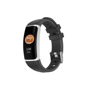 Smart Bluetooth Watch Moving Blood Pressure Heart Rate Waterproof Watch - BLACK