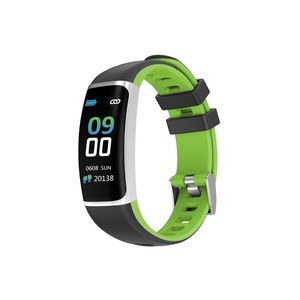 Smart Bluetooth Watch Moving Blood Pressure Heart Rate Waterproof Watch - BLACK GREEN