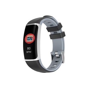 Smart Bluetooth Watch Moving Blood Pressure Heart Rate Waterproof Watch - BLACK GREY