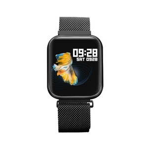 Smart Bracelet Heart Rate Blood Pressure Waterproof Smart Watch-BLACK