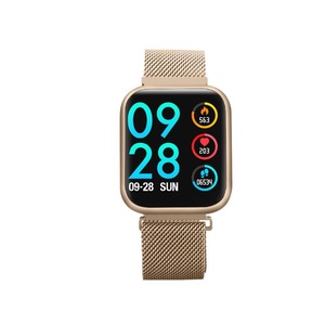 Smart Bracelet Heart Rate Blood Pressure Waterproof Smart Watch-GOLD