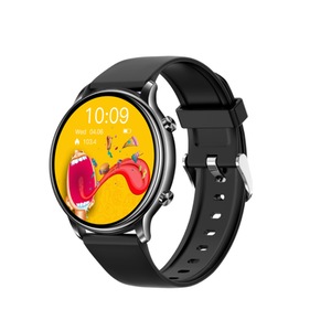 Smart Watch Round Screen Bluetooth Call Multi Dial Watch Sports Watch (Black)