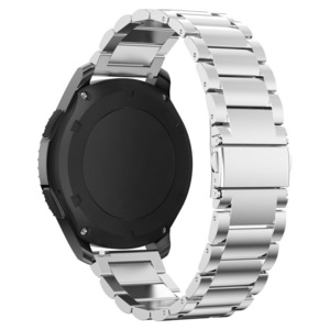 Smart Watch Stainless Steel Metaless Replace Watch Band Strap for Samsung Gear S3 Frontier Classic SILVER COLOR