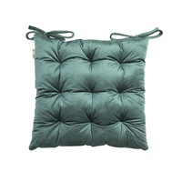 Soft Outdoor Chair Pads with Ties Home Decor Indoor Dining Chairs Cushion Square Chair Pads-1
