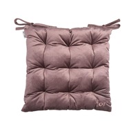Soft Outdoor Chair Pads with Ties Home Decor Indoor Dining Chairs Cushion Square Chair Pads-2