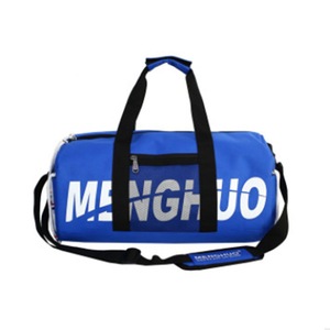 Soft Oxford Textile Cloth Shoulder Bag Sports Gym Travel Handbag (Blue)