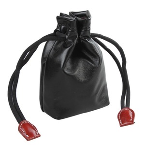 Soft PU Leather + Villus Storage Bag with Stay Cord for Camera Lens, Size: 90mm x 130mm
