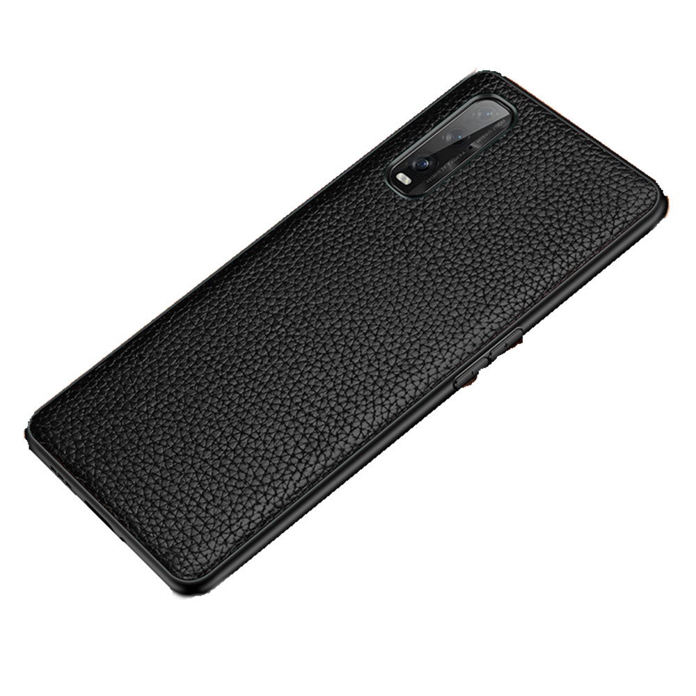 Soft TPU Case For OPPO Find X2 Pro Case PU Leather Back Cover For OPPO Find X2 Pro Case Shockproof Protection Phone Shell Funda
