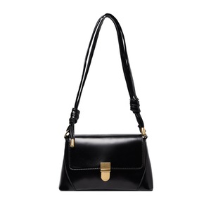 Solid Color Casual Crossbody Bags Women PU Leather Shoulder Underarm Handbags Fashion Exquisite Shopping Bag